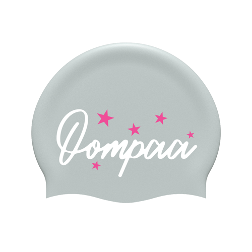 CASSIOPEIA SILVER SILICONE SWIM CAP 硅胶泳帽