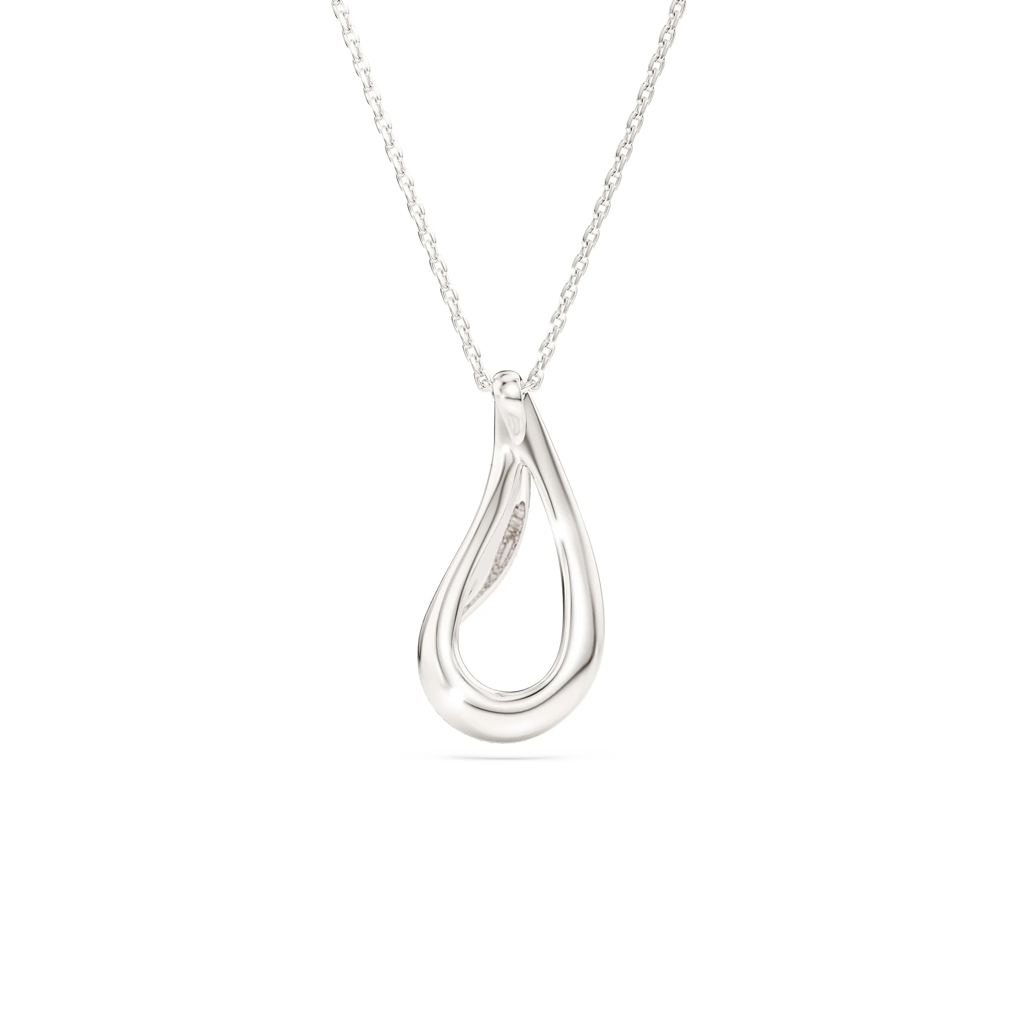 신세계인터넷면세점-스와로브스키-necklace-Classica 펜던트, 라운드 컷, 롱, 화이트, 스털링 실버