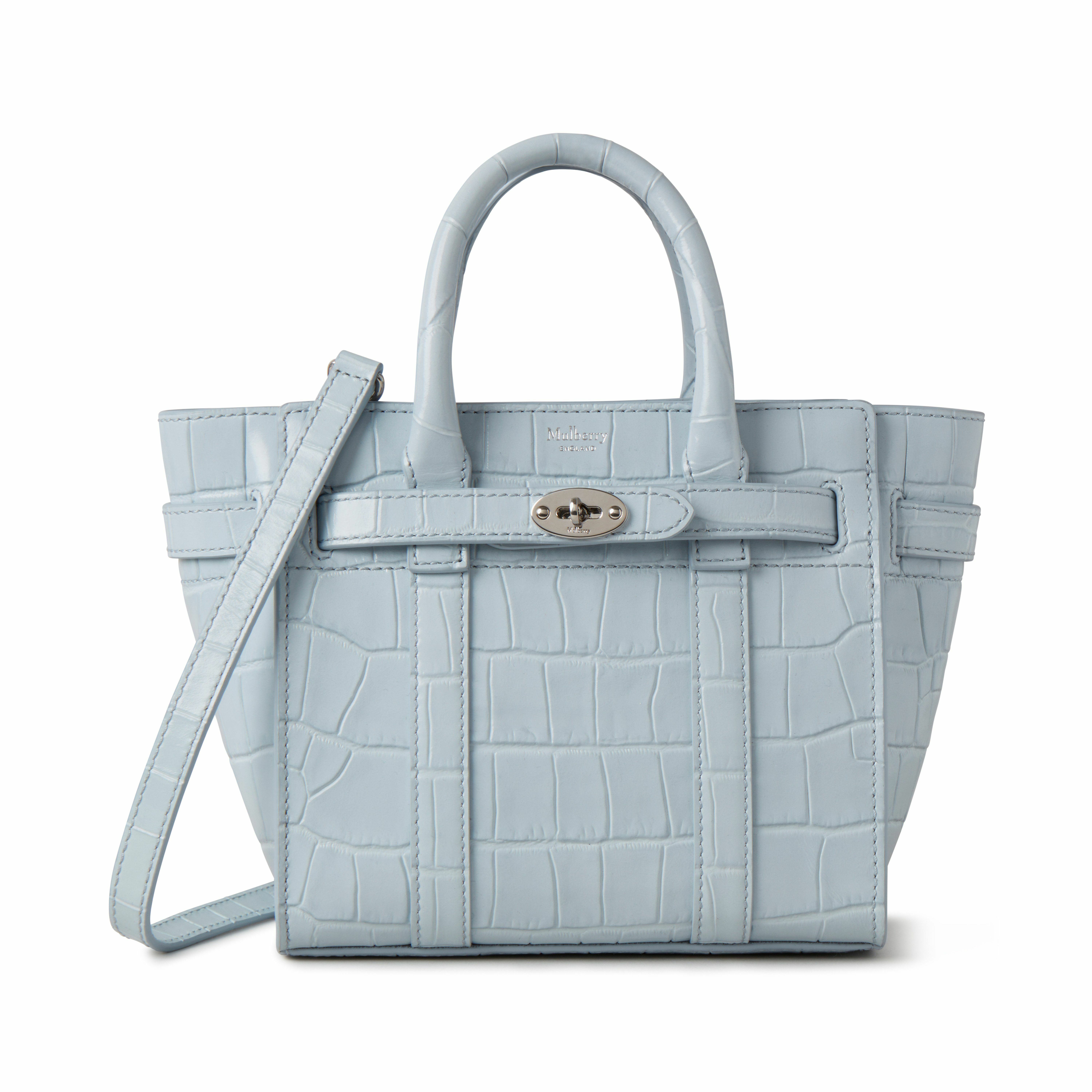Micro Zipped Bayswater Shiny Small Croc