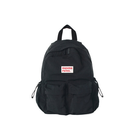 mini ver. Two pocket daily backpack_Black