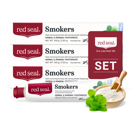Red Seal Smokers Toothpaste Set (100g x 3) 牙膏套装