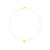 신세계인터넷면세점-토스-necklace-Small gold necklace with Sweet Dolls bearmotif