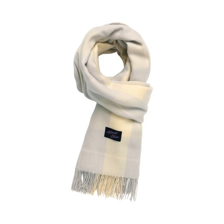 Blush Check Muffler / VANILLA SKY 围巾