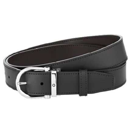 HORSESHOE GLOSSY STAINLESS STEEL PIN BUCKLE 腰带