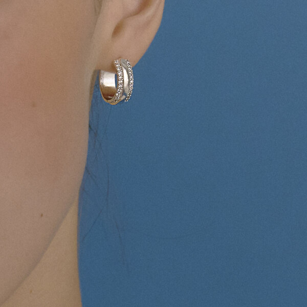 신세계인터넷면세점-저스트러버-earring-Kaia Double Cubic Earrings