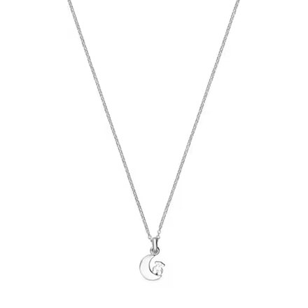 SILVER PENDANT + SILVER CHAIN 45CM