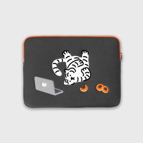 韩际新世界网上免税店-MUZIK TIGER-钱包-8809706841304 Donut Tiger Laptop Pouch [12-14 英寸]笔记本收纳包