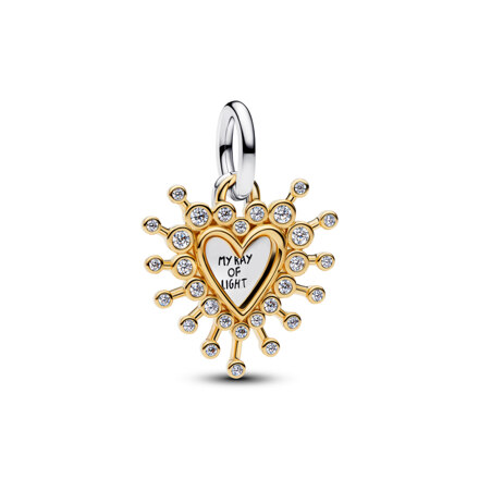 Radiant Heart Double Dangle 吊饰