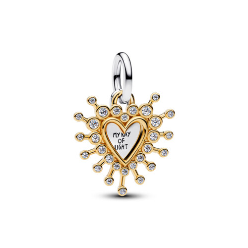 Radiant Heart Double Dangle 吊饰
