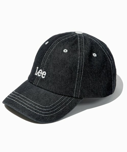 韩际新世界网上免税店-LEE-时尚配饰-LE2401CA10IR00F[LE] Small Twitch Logo Denim Curve Ball Cap_Indigo Dark 帽子