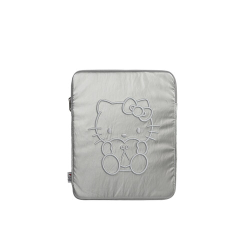Sleek Tablet Pouch 11" Hello Kitty Silver