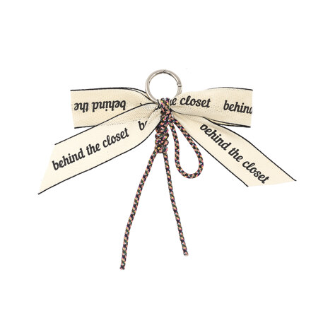 Lettering Rope Charm Ivory Multi (包挂饰)
