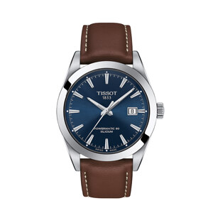 韩际新世界网上免税店-天梭-手表-Gentleman Powermatic 80 silicium 手表（男款）