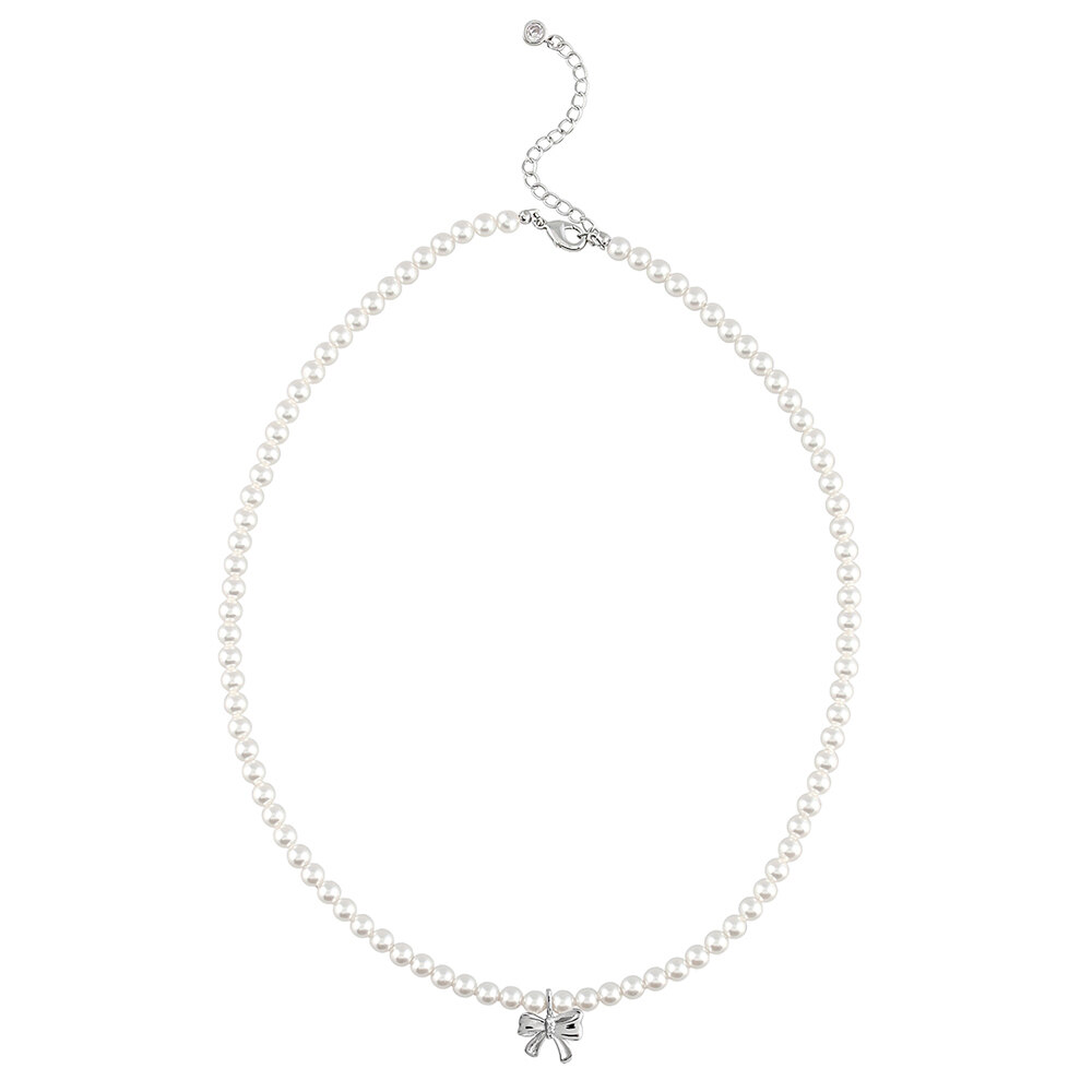 LADY RIBBON PEARL NECKLACE 项链- NOONOO FINGERS - 手表/首饰