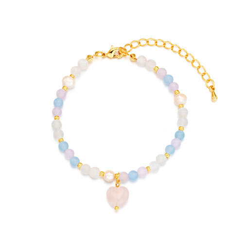 orbit beads heart bracelet