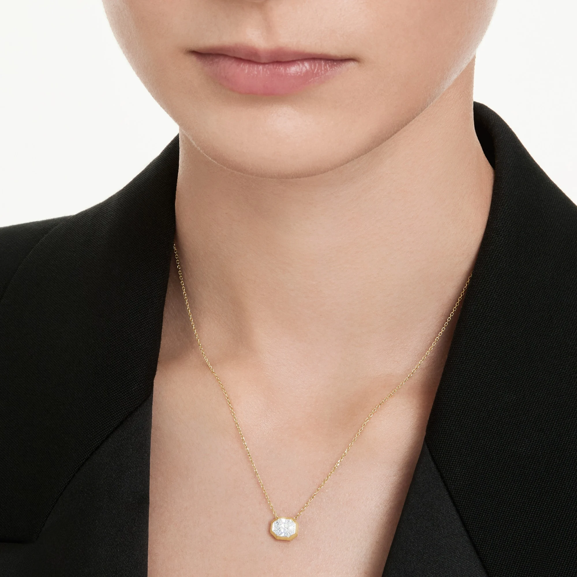 신세계인터넷면세점-스와로브스키-necklace-Octagon 펜던트, 랩 그로운 다이아몬드 1.0ct