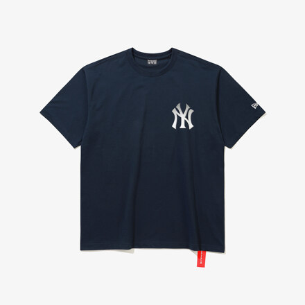 MLB New York Yankees Halftone T-shirt 海军蓝 短袖T恤