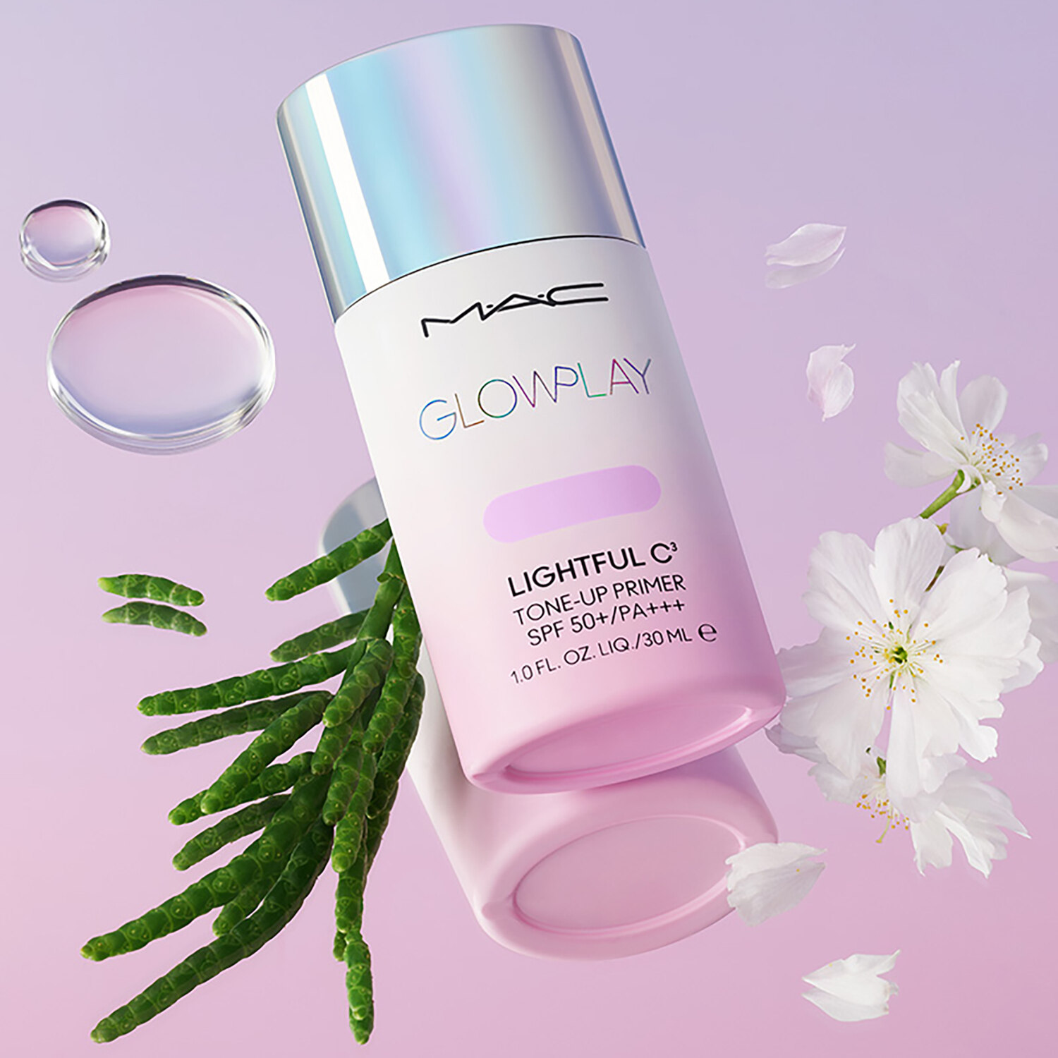 韩际新世界网上免税店-魅可-魅可焕采元气晶透妆前乳SPF 50+/PA+++ #LIGHTLY LAVENDER 30毫升