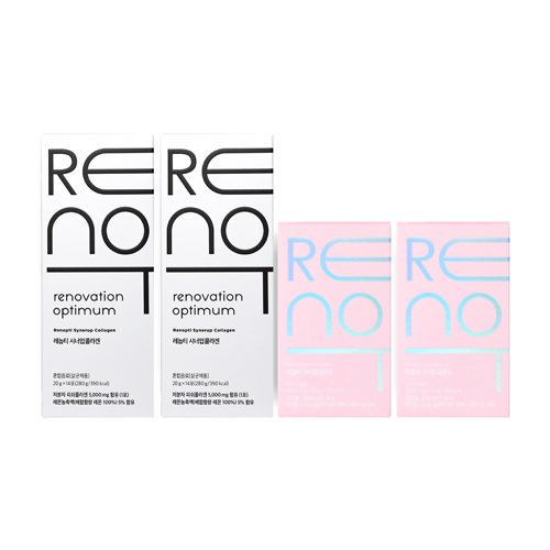 Renopti Synerup Package (2 Boxes of Collagen + 2 Boxes of Glow) (雷诺缇协能套装，包含胶原蛋白2盒+焕亮2盒)