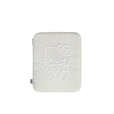 Sleek Tablet Pouch 11" Hello Kitty White
