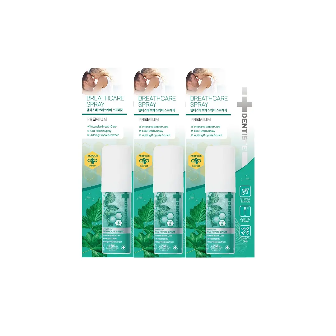 신세계인터넷면세점-덴티스테-dental-덴티스테 브레스케어스프레이 15ml*3개입 (프로폴리스 함유)