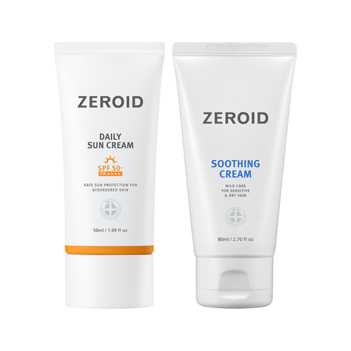 데일리 선크림 50ml + 수딩크림 80ml 세트