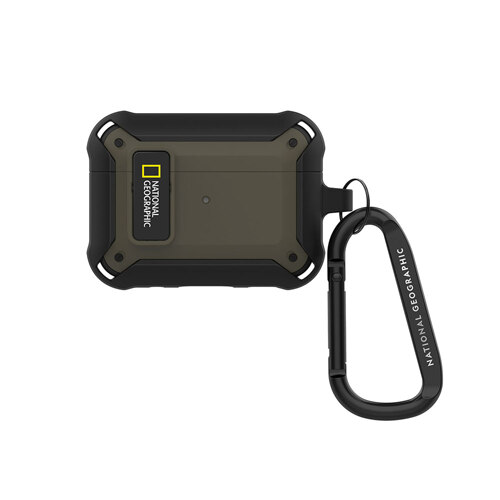 韩际新世界网上免税店-NATIONAL GEOGRAPHIC(ACC)-SMARTDEVICEACC-AirPods Pro 2 Rugged Bumper Lock Case (Sand khaki)