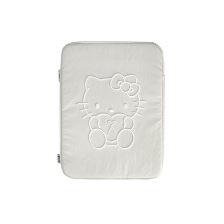 Sleek Tablet Pouch 13" Hello Kitty White