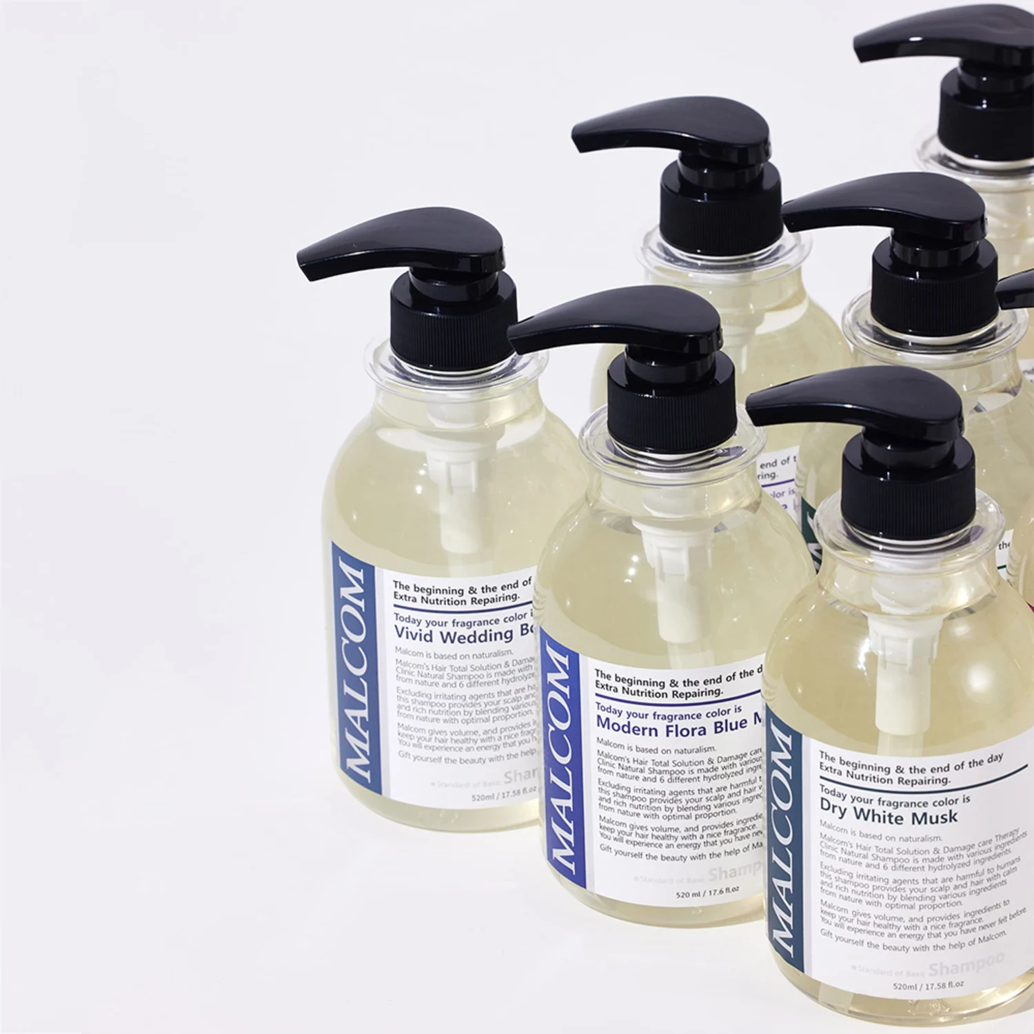 신세계인터넷면세점-말콤-Hair_care-약산성 알러지프리 샴푸 딥 다크로즈520ml
