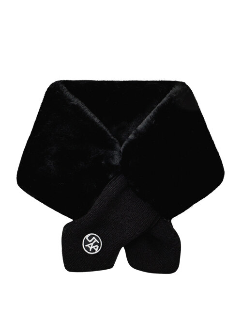 韩际新世界网上免税店-UTAA GOLF-时尚配饰-UB4GXF634_BK_F  UTAA FUR MUFFLER 围脖
