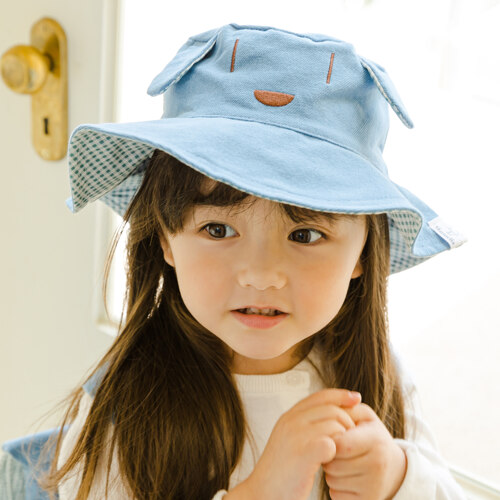 Four Seasons Infant Double-Sided Hat Candy Sun Hat-Puppy