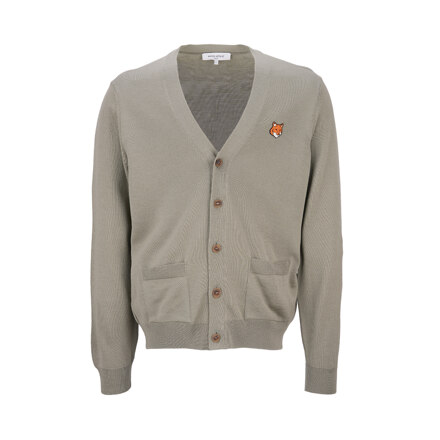 FOX HEAD MERINO REGULAR CARDIGAN