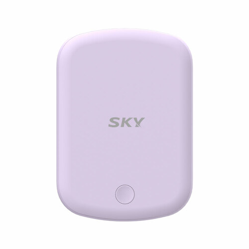 韩际新世界网上免税店-SKYLAB-PORTABLEBATTERY-SKY FILL WX1Mag Maxsafe compatible high speed wireless auxiliary battery 充电宝紫色