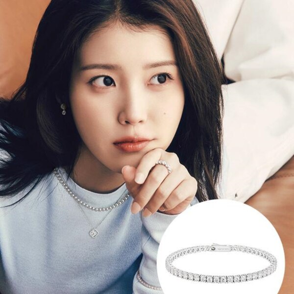 신세계인터넷면세점-제이에스티나-bracelet-[아이유 PICK] J.Fenella 실버 테니스 팔찌 S JJJTBQ4BS066SW160