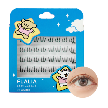FLALIA 免胶自粘假睫毛 02 浓密立体款