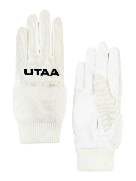 UB4GVF623_WH_M UTAA LOGO GLOVES 手套