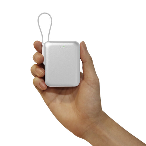 [난연소재] 22.5W 고속충전 초미니 포켓팝 보조배터리 10000mAh_화이트