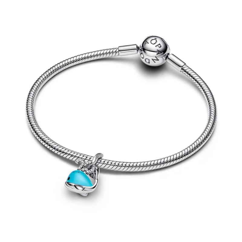 신세계인터넷면세점-판도라-bracelet-터쿼이즈 컬러드 웨일 댕글 참
