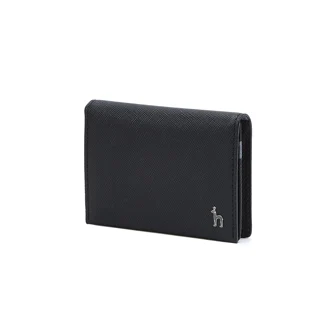 Navy Leather Line Decorated Card Wallet（卡包）
