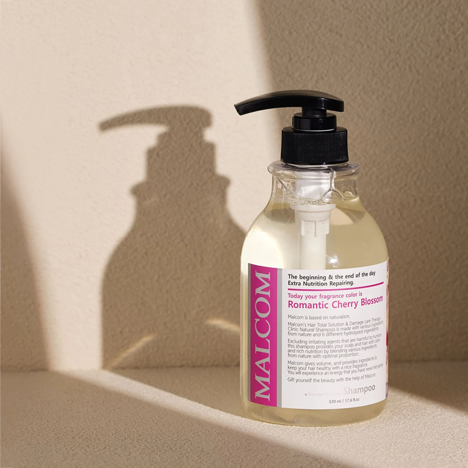 신세계인터넷면세점-말콤-Hair_care-약산성 알러지프리 샴푸 타임리스 블랙머스크520ml