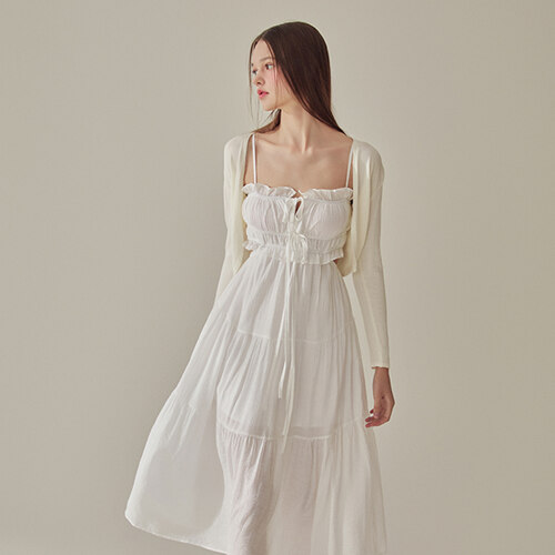 Soft Knit Volero Cardigan Cream