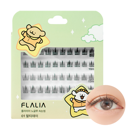FLALIA 免胶自粘假睫毛 01 日常自然款