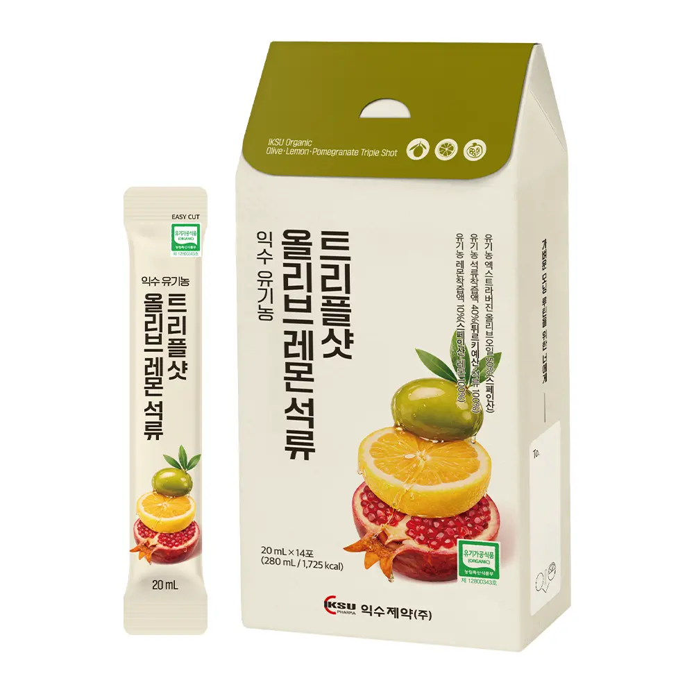 신세계인터넷면세점-익수제약-유기농 올리브레몬석류 트리플 (20ml * 14포)