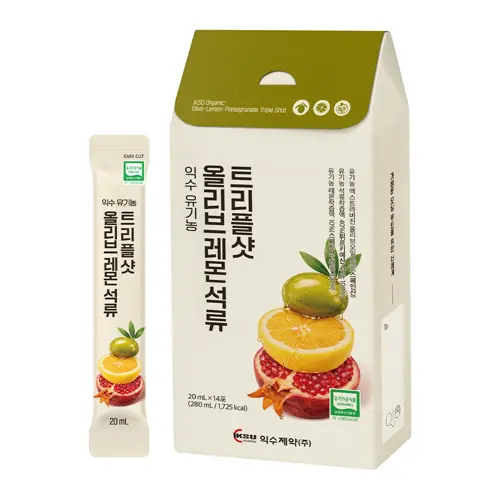 Organic Olive Lemon Pomegranate Triple (20ml * 14 sachets)