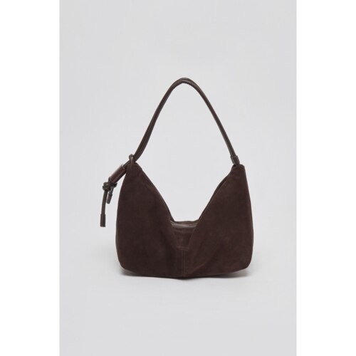 Ridge shoulder bag(Suede brown)