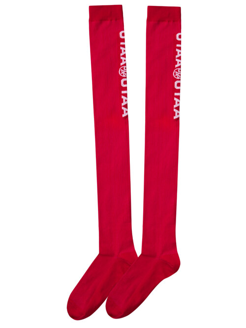 UTAA Double Logo Knee Socks : Pink