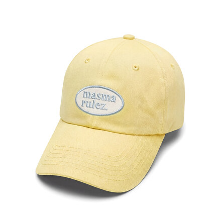 LOGO PATCH BALL CAP_奶油柠檬 棒球帽