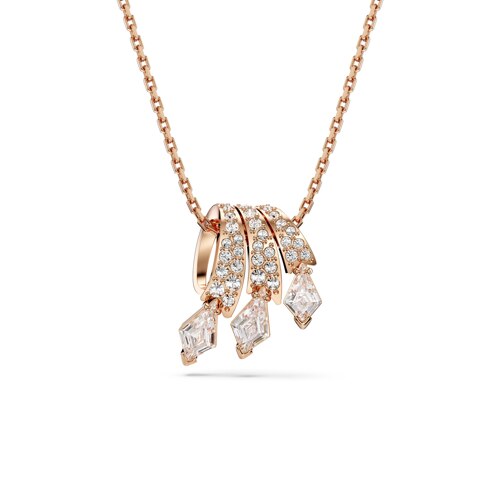 DRAGON & PHOENIX:NECKLACE RONDEL CRY/ROS