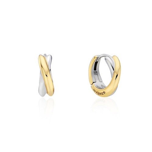 H-Suvani SV(C) Twist Hinge Earrings