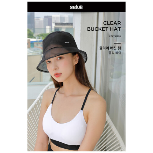 韩际新世界网上免税店-SALUA-服饰-透明网眼bucket帽子 PINK